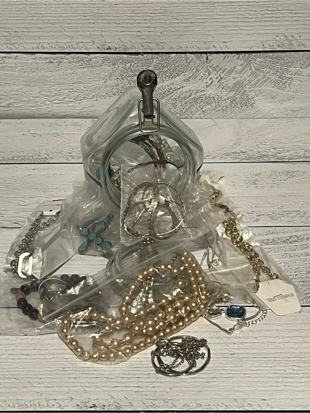 Assorted Women's Jewelry Set in Gold, Silver & Turquoise